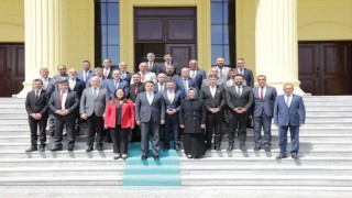 Milletvekili Ahmet Erbaş, ilçe ve belde belediye başkanları Kütahyada
