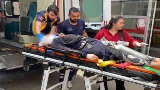 Motosikletten düşerek ağır yaralandı