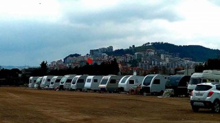 Mudanya 50den fazla karavana ev sahipliği yapıyor