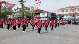 Mudanyada 23 Nisan bayramı coşkusu