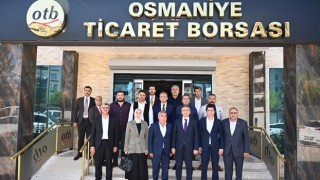 Osmaniye Belediye Başkanı Çenet Ticaret Borsası'nı Ziyaret Etti