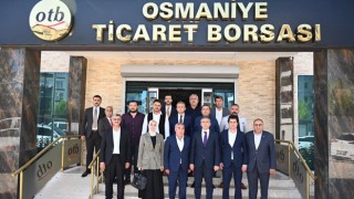 Osmaniye Belediye Başkanı Çenet Ticaret Borsası'nı Ziyaret Etti