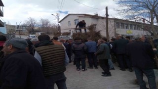 Özalpta çiftçilere meyve fidanı dağıtımı