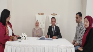 Özel bir gün bekleyen çiftler nikah için 24 Nisan 2024 tarihini seçtiler