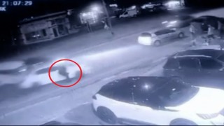 (Özel) Bursada akıl almaz kaza...Kıl payı böyle kurtuldu