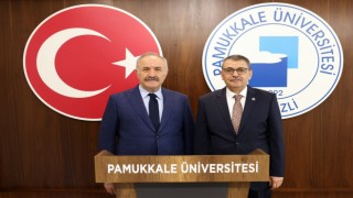 PAÜ, MGK Genel Sekreteri Seyfullah Hacımüftüoğlunu ağırladı