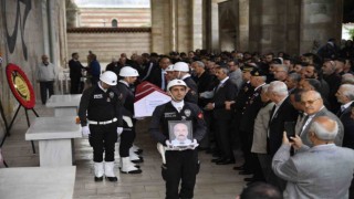 Polis memuru Arslan, törenle son yolculuğuna uğurlandı