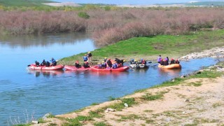 Rafting kampı için Bingöle geldiler