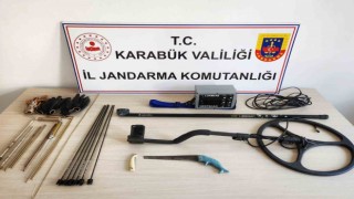 Safranboluda kaçak kazı yapanlara suçüstü