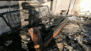 Samandağda çıkan ev yangını söndürüldü