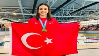 Şampiyon yüzücü, Edirneye altın madalyayla döndü