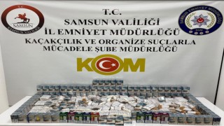 Samsunda 2 bin 620 adet doldurulmuş makaron sigara ele geçirildi