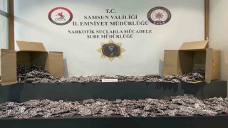 Samsunda 27 bin 412 adet sentetik ecza ve 100 sikke ele geçirildi