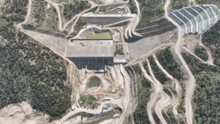 Sarıçay Barajında çalışmalar hız kesmiyor