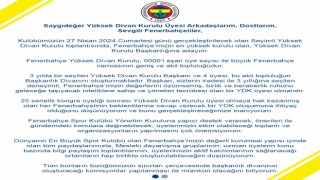 Sevil Becan, Fenerbahçe Yüksek Divan Kurulu Başkanlığına aday olduğunu duyurdu