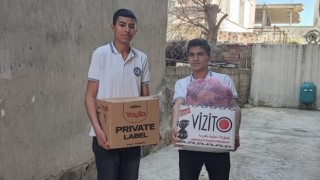 Silopide öğrencilerden ihtiyaç sahiplerine gıda ve giyim yardımı