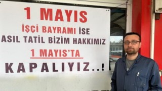 Sinoplu esnaftan ‘1 Mayıs tatili