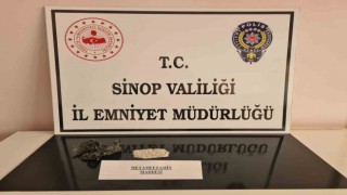 Sinopta şüpheli şahsın üst aramasında metamfetamin yakalandı