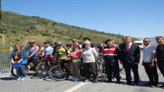 Sökede bisiklet yarışları heyecanla izlendi