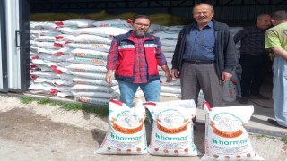 Tavşanlıda 68 çiftçiye yüzde 50 hibeli nohut tohumu dağıtıldı