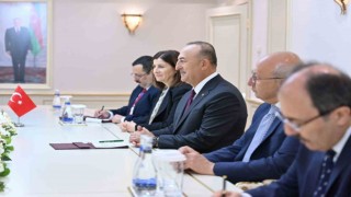TBMM NATO PA Türk Delegasyonu Başkanı Çavuşoğlu, Azerbaycan Milli Meclis Başkanı Gafarova tarafından kabul edildi