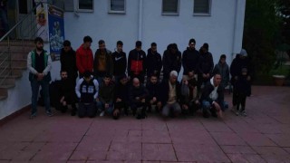 Tekirdağda 21 kaçak göçmen yakalandı