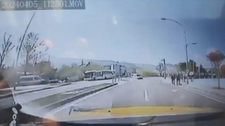 Ters şeride girdi, facianın eşiğinden döndü