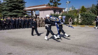 Tokatta Türk Polis Teşkilatının 179. kuruluş yıl dönümü için çelenk sunma töreni düzenlendi