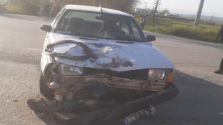 Trafik Kazasında 1 Kişi Yaralandı
