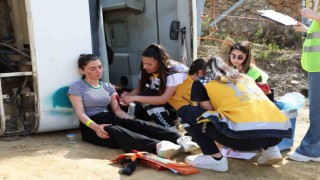 Türkiyenin İlk ve Acil Yardım öğrencileri ALKÜde kıyasıya mücadele etti