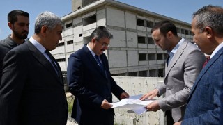Vali Yılmaz Çardak Eğitim Kampüsü'nde İncelemelerde Bulundu