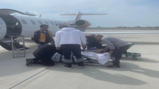 Vanda 58 yaşındaki hasta için ambulans uçak havalandı