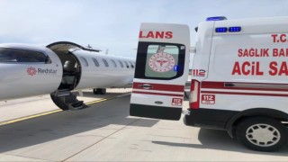 Vanda kalp hastası bebek için ambulans uçak havalandı