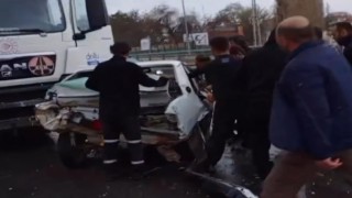 Vanda trafik kazası: 1 yaralı