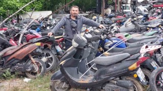Yediemin otoparkları yıllardır alınmayan motosikletler nedeniyle motosiklet mezarlığına döndü