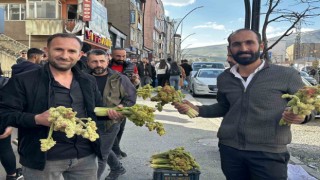 Yüksekovada yayla muzunun destesi 100 TLden satışa çıkarıldı