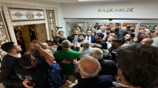 Zonguldak Belediyesinde devir teslim töreni sonrası arbede
