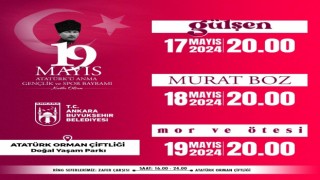 19 Mayıs başkentte ‘Gülşen, ‘Murat Boz ve ‘Mor ve Ötesi konserleriyle kutlanacak