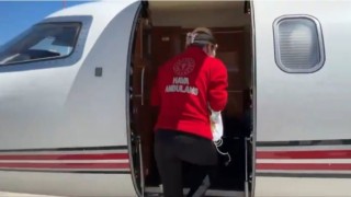 3 günlük bebek ambulans uçakla Ankaraya sevk edildi
