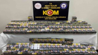 340 paket kaçak sigaraya el konuldu