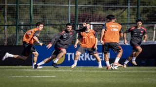 A Milli Takım, İtalya maçı hazırlıklarını sürdürdü