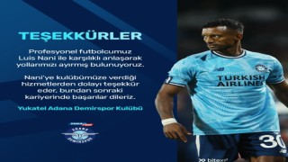 Adana Demirsporda Nani ile yollar ayrıldı