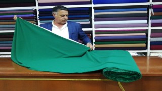 Ağrıda elbiselik kumaşa talep artıyor