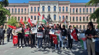 AK Parti İstanbul Gençlik Kollarından Filistine destek yürüyüşü