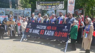 AK Partili kadınlar, Gazzeli anneler için açıklama yaptı