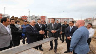 Akçaabat İlçe Emniyet Müdürlüğü binası inşaatı sürüyor