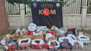 Aksarayda kaçak tütün operasyonu: 2 gözaltı