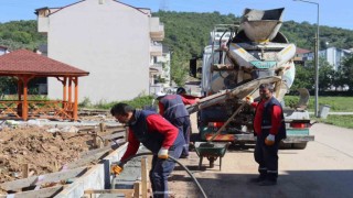 Alikahyadaki park ve oyun alanında sona doğru