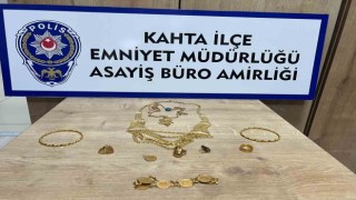 Altın çaldığı tespit edilen şahıs yakalandı