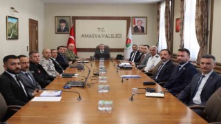 Amasyada güvenlik ve asayiş masaya yatırıldı